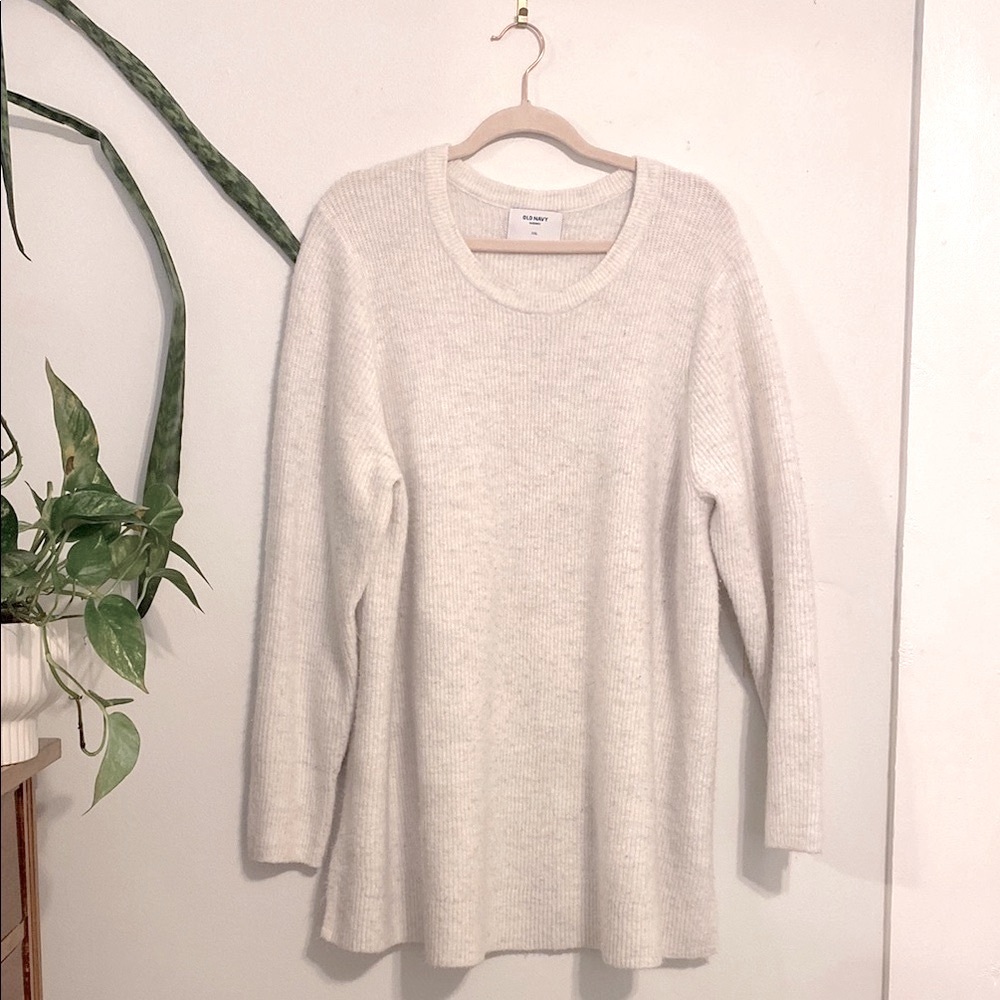 Old Navy Cream Knit Sweater
